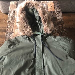 Old Navy Hooded Plus Size Utility Parka. New!